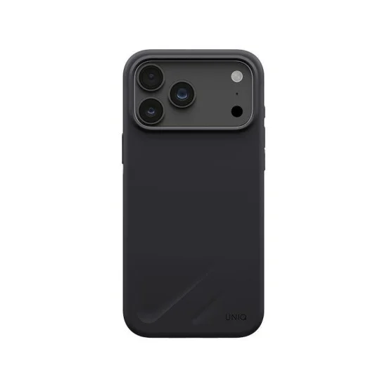 Uniq Hybrid Lino MagSafe Case for iPhone 18 Pro - Charcoal Grey